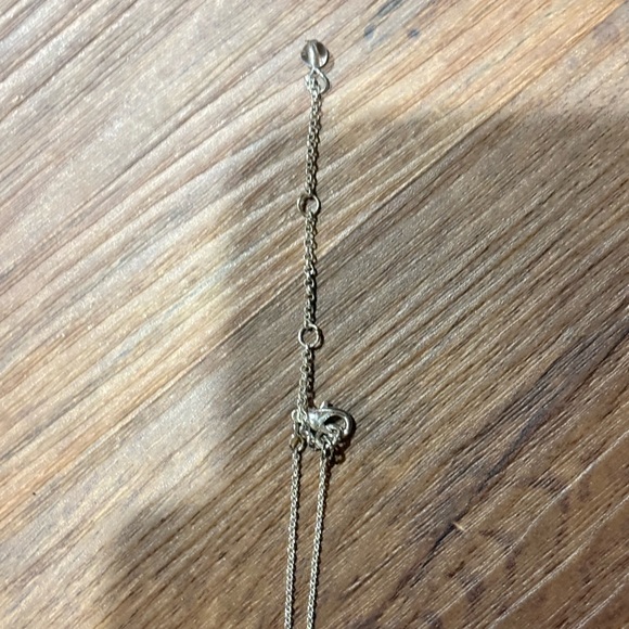 Elegant B Silver Necklace - Picture 3 of 3